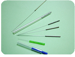 はり 鍼の使用する針はとても細いので痛みはほとんどありません